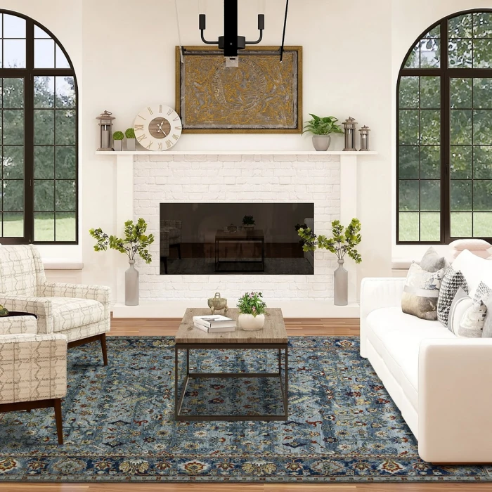 Amer Nuit Arabe Carolina/Indigo NUI-60 2ft. x 3ft. Rect. Rug