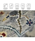 Amer Nuit Arabe Deep Silver NUI-74 9ft. x 12ft. Rect. Rug