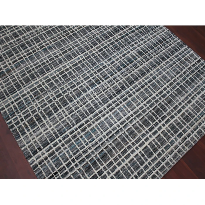 Amer Paradise Lorette Gray Hand-Woven Wool Blend Area Rug 2'x3'