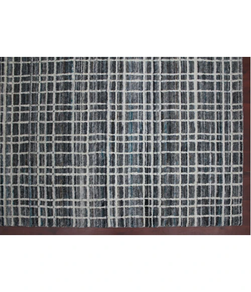 Amer Paradise Lorette Gray Hand-Woven Wool Blend Area Rug 5'x8'