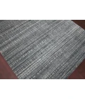 Amer Paradise Lorette Gray/Blue Hand-Woven Wool Blend Area Rug 2'x3'