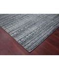 Amer Paradise Lorette Gray/Blue Hand-Woven Wool Blend Area Rug 2'x3'