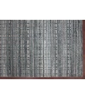 Amer Paradise Lorette Gray/Blue Hand-Woven Wool Blend Area Rug 2'x3'