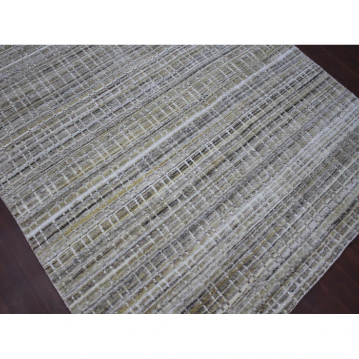Amer Paradise Lorette Gold Hand-Woven Wool Blend Area Rug 3'x5'