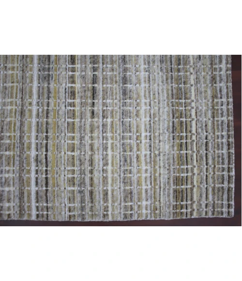 Amer Paradise Lorette Gold Hand-Woven Wool Blend Area Rug 2'x3'