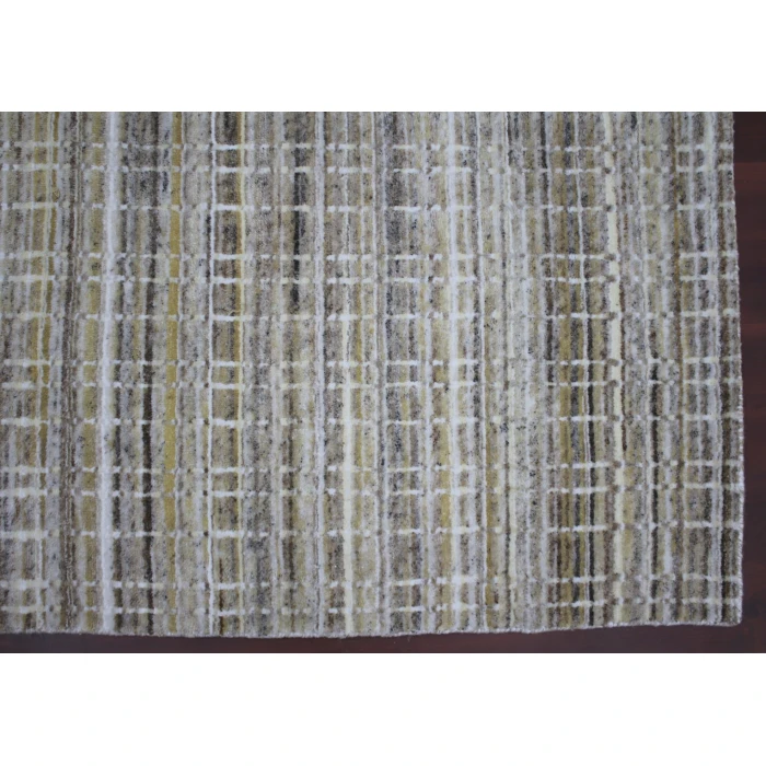 Amer Paradise Lorette Gold Hand-Woven Wool Blend Area Rug 3'x5'