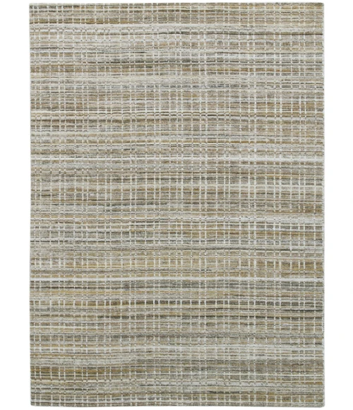 Amer Paradise Lorette Gold Hand-Woven Wool Blend Area Rug 2'x3'