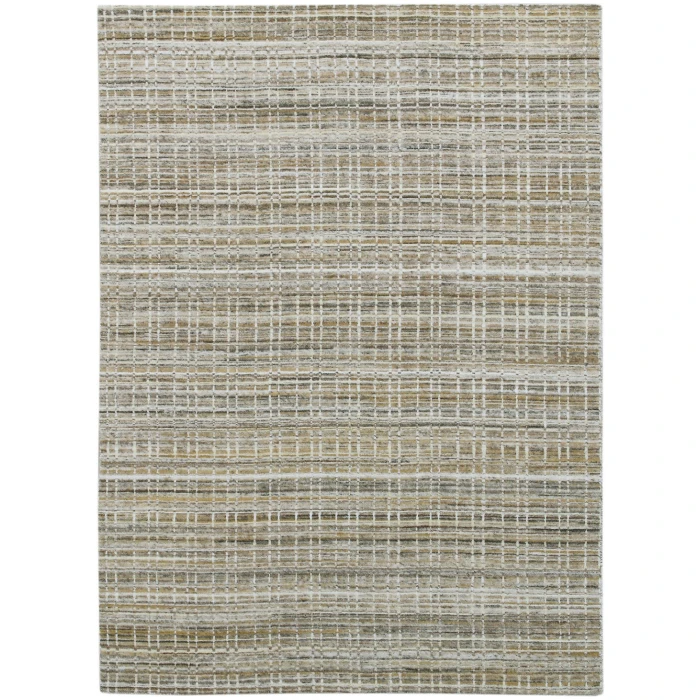 Amer Paradise Lorette Gold Hand-Woven Wool Blend Area Rug 3'x5'