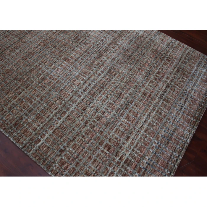 Amer Paradise Lorette Brick Red Hand-Woven Wool Blend Area Rug 3'x5'