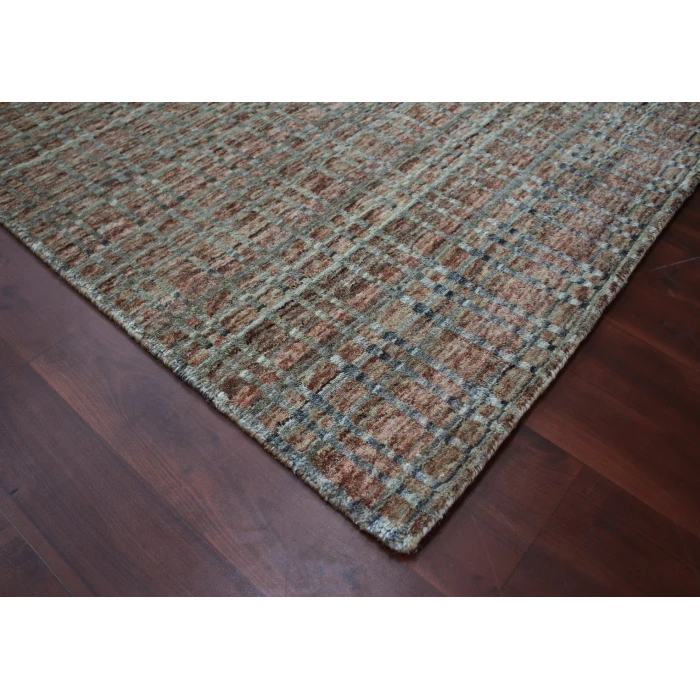 Amer Paradise Lorette Brick Red Hand-Woven Wool Blend Area Rug 3'x5'