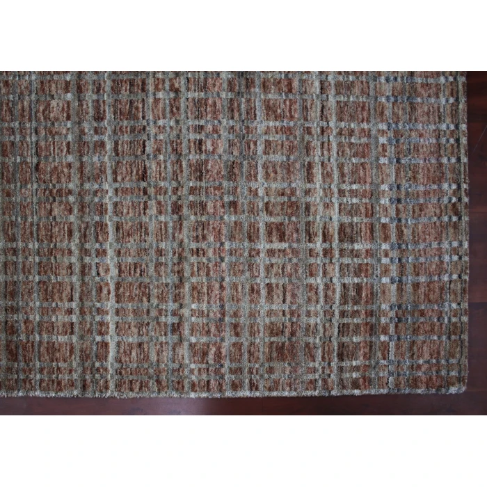 Amer Paradise Lorette Brick Red Hand-Woven Wool Blend Area Rug 3'x5'