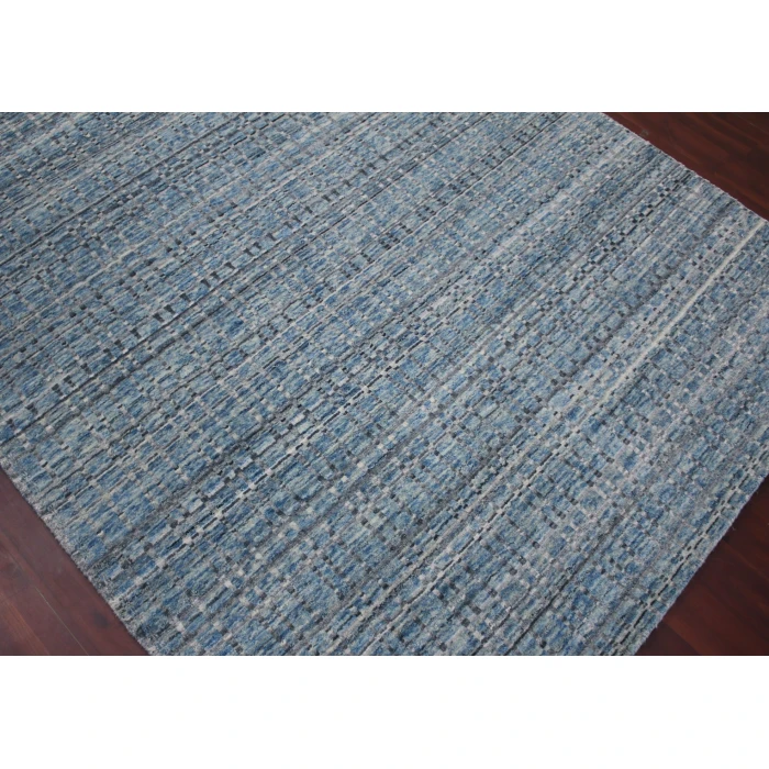 Amer Paradise Lorette Blue Hand-Woven Wool Blend Area Rug 3'x5'
