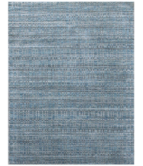 Amer Paradise Lorette Blue Hand-Woven Wool Blend Area Rug 3'x5'