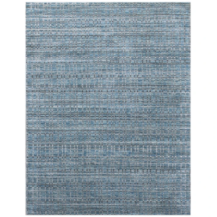 Amer Paradise Lorette Blue Hand-Woven Wool Blend Area Rug 3'x5'