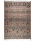 Amer Prairie Hays Blue/Green Jute/Polyester Flatweave Area Rug 5'x7'6"