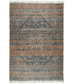 Amer Prairie PRE-2 Andover Denim/Orange Rug 5 ft. X 7 ft. 6 in. Rectangle