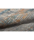 Amer Prairie Andover Blue/Orange Jute/Polyester Flatweave Area Rug 5'x7'6"