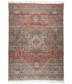 Amer Prairie PRE-3 Leawood Pink/Blue Rug 5 ft. X 7 ft. 6 in. Rectangle