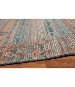 Amer Prairie PRE-4 Larson Blue/Red Rug 5 ft. X 7 ft. 6 in. Rectangle