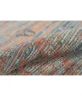 Amer Prairie Larson Blue/Red Jute/Polyester Flatweave Area Rug 3'6"x5'6"