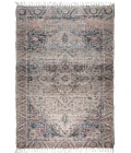 Amer Prairie Roeland Blue/Pink Jute/Polyester Flatweave Area Rug 5'x7'6"