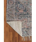 Amer Prairie Roeland Blue/Pink Jute/Polyester Flatweave Area Rug 5'x7'6"