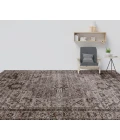 Amer Prairie Sprail Grey/Pink Jute/Polyester Flatweave Area Rug 2'x3'
