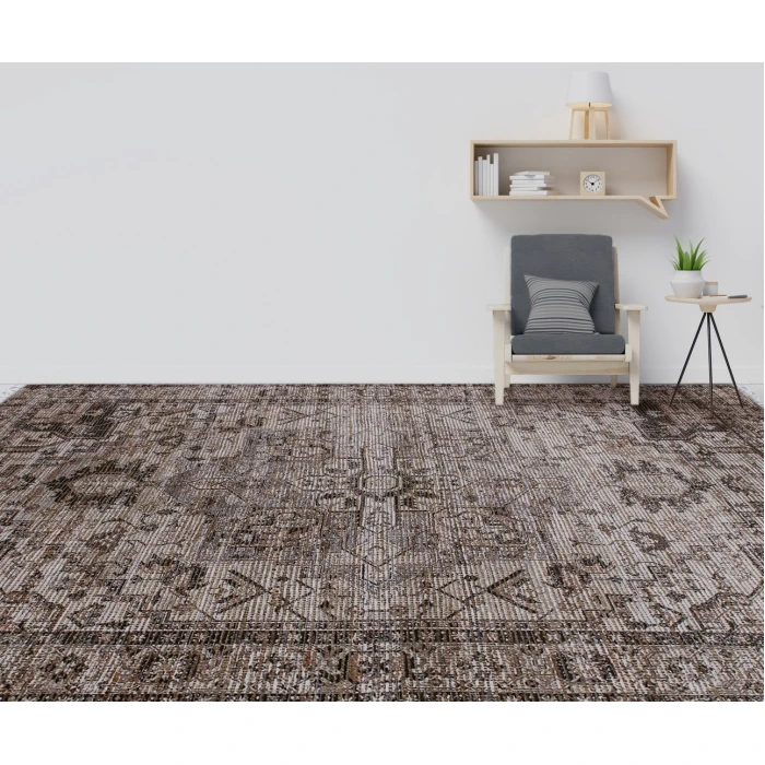 Amer Prairie Sprail Grey/Pink Jute/Polyester Flatweave Area Rug 2'x3'