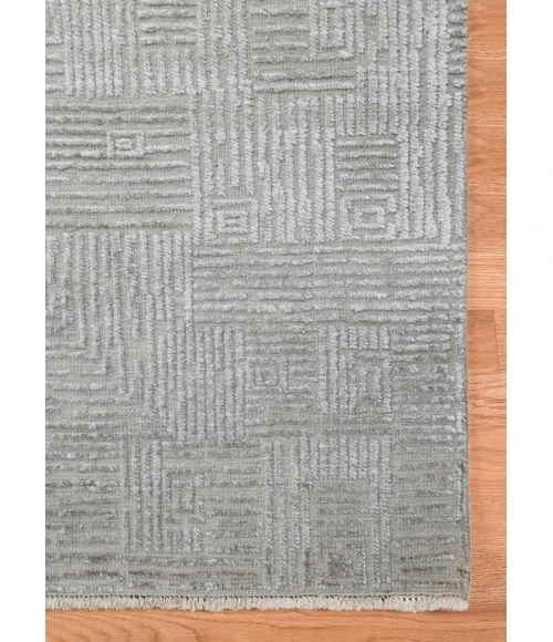 Amer Quartz Desoto Ivory Hand-Knotted Wool Blend Area Rug 10'x14'