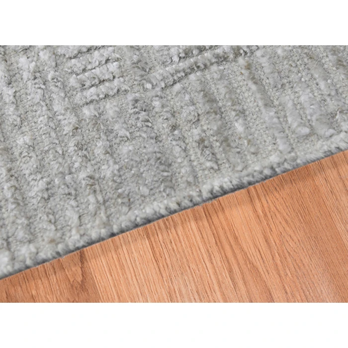 Amer Quartz Desoto Ivory Hand-Knotted Wool Blend Area Rug 9'x12'