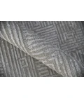 Amer Quartz Desoto Silver Hand-Knotted Wool Blend Area Rug 8'x10'