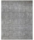 Amer Quartz Desoto Smoke Hand-Knotted Wool Blend Area Rug 9'x12'