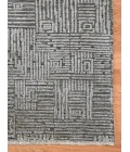 Amer Quartz Desoto Smoke Hand-Knotted Wool Blend Area Rug 9'x12'