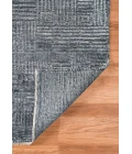 Amer Quartz Desoto Indigo Hand-Knotted Wool Blend Area Rug 9'x12'