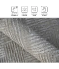 Amer Quartz Ivory QUA-1 8ft. x 10ft. Rect. Rug