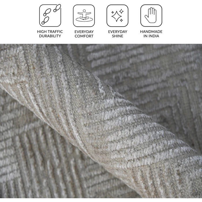Amer Quartz Ivory QUA-1 8ft. x 10ft. Rect. Rug