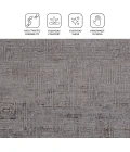 Amer Quartz Charcoal QUA-6 9ft. x 12ft. Rect. Rug