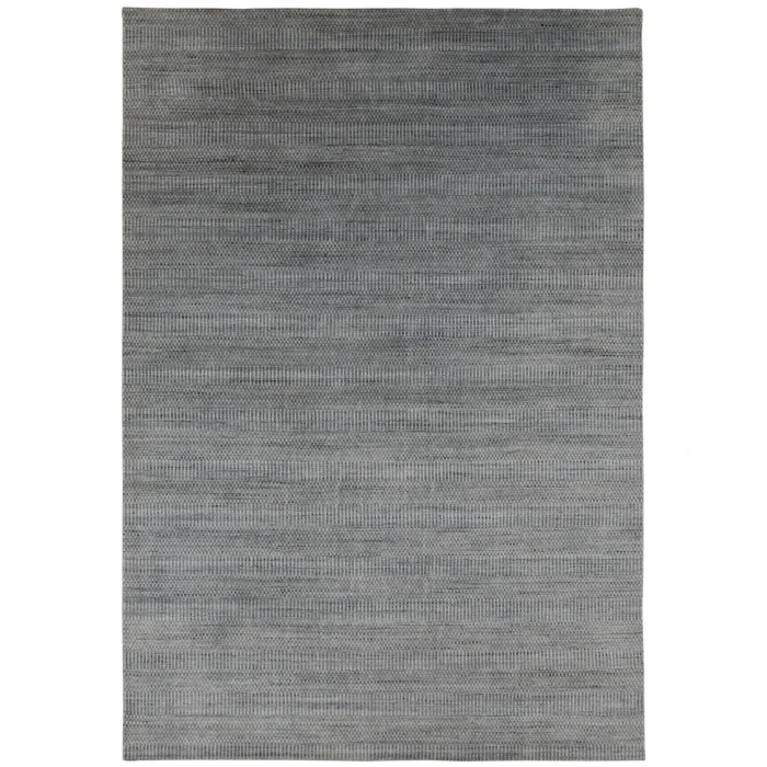 Amer Raffia Kinston Silver Hand-woven Wool Blend Area Rug 5'x8'