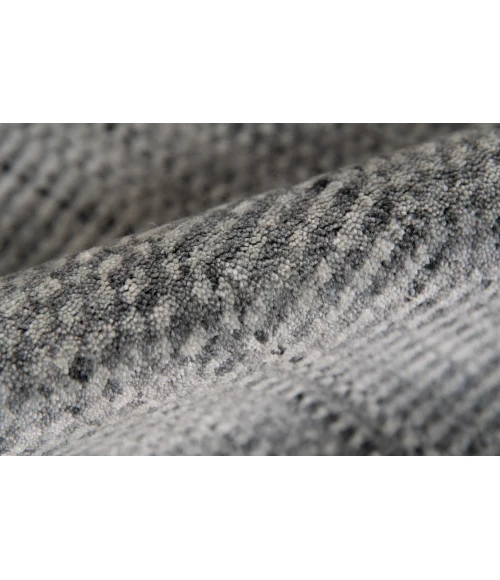 Amer Raffia Kinston Silver Hand-woven Wool Blend Area Rug 2'x3'