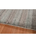 Amer Raffia Kinston Dark Gray Hand-woven Wool Blend Area Rug 2'x3'