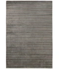 Amer Raffia Kinston Dark Gray Hand-woven Wool Blend Area Rug 2'x3'