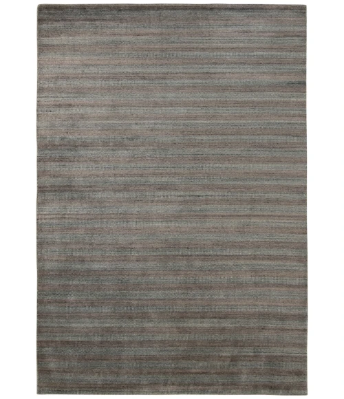 Amer Raffia Kinston Dark Gray Hand-woven Wool Blend Area Rug 2'x3'