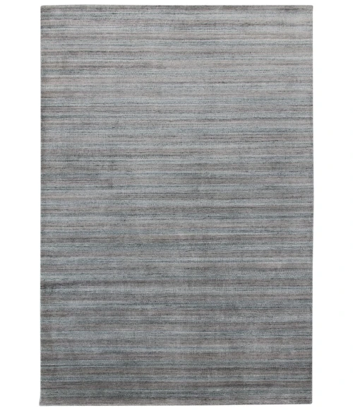 Amer Raffia Kinston Gray/Blue Hand-woven Wool Blend Area Rug 2'x3'