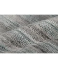Amer Raffia Kinston Gray/Blue Hand-woven Wool Blend Area Rug 2'x3'