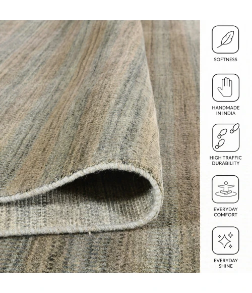 Amer Raffia Silver Gray RAF-5 9ft. x 12ft. Rect. Rug