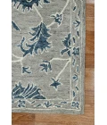 Amer Romania Hope Gray Hand-Hooked Wool Area Rug 5'x8'
