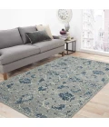 Amer Romania Hope Gray Hand-Hooked Wool Area Rug 5'x8'