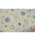 Amer Romania Newburg Light Blue Hand-Hooked Wool Area Rug 5'x8'