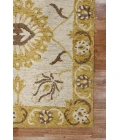 Amer Romania Newburg Gold Hand-Hooked Wool Area Rug 2'x3'