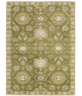 Amer Romania Newburg Olive Green Hand-Hooked Wool Area Rug 9'x13'